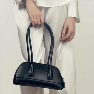 Zara Woman Minimal Black Shoulder Bag Purse